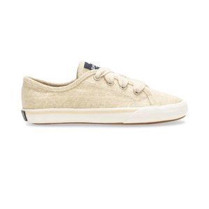 Sperry Lounge LTT Gold Sparkle Girls Shoe Size 2 NWT